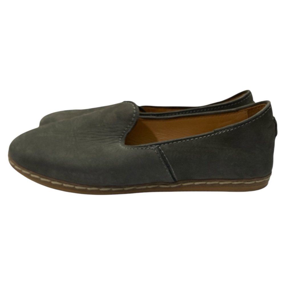 Charix Slip On Shoes Gray Womens Size US 5/EU 36 Memory Foam Graphite Nubuck